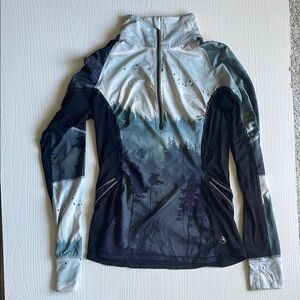 Black and Gray Athletic Jacket with Structured Shoulders